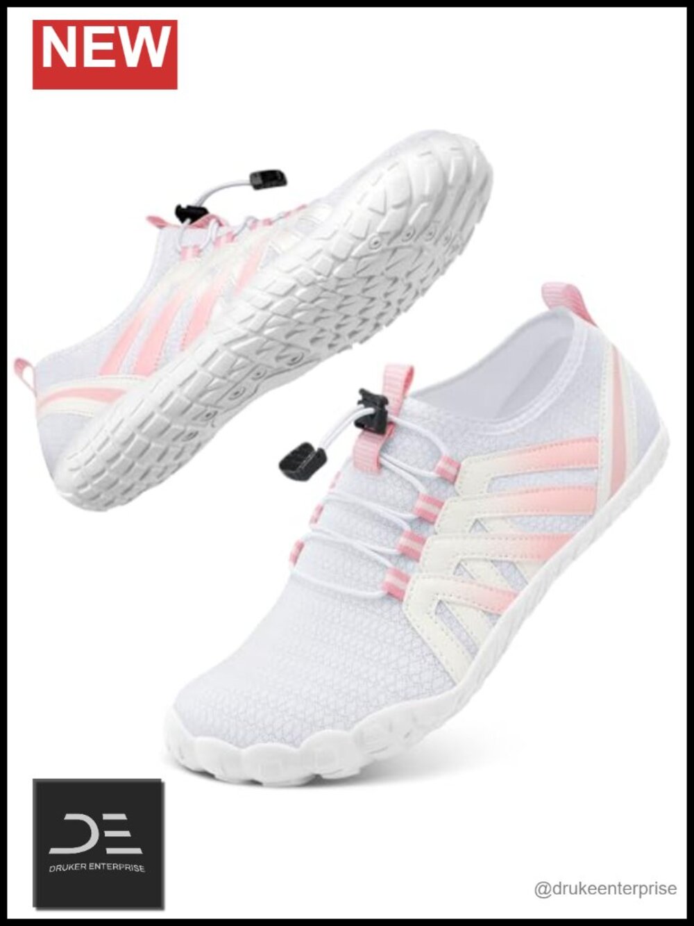 Quick Dry Five Toe Water Shoes for Women Men Barefoot with Non-Slip Sole